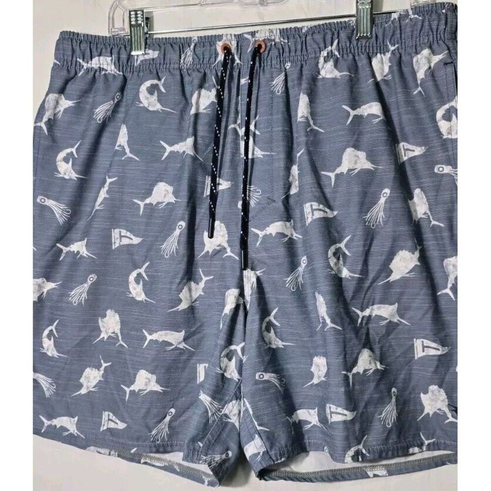 Salt Life Board Shorts Mens Sz XXL Blue Swimming Trunks Beach Surf‎